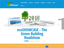 Tablet Screenshot of ecoshowcase.co.uk